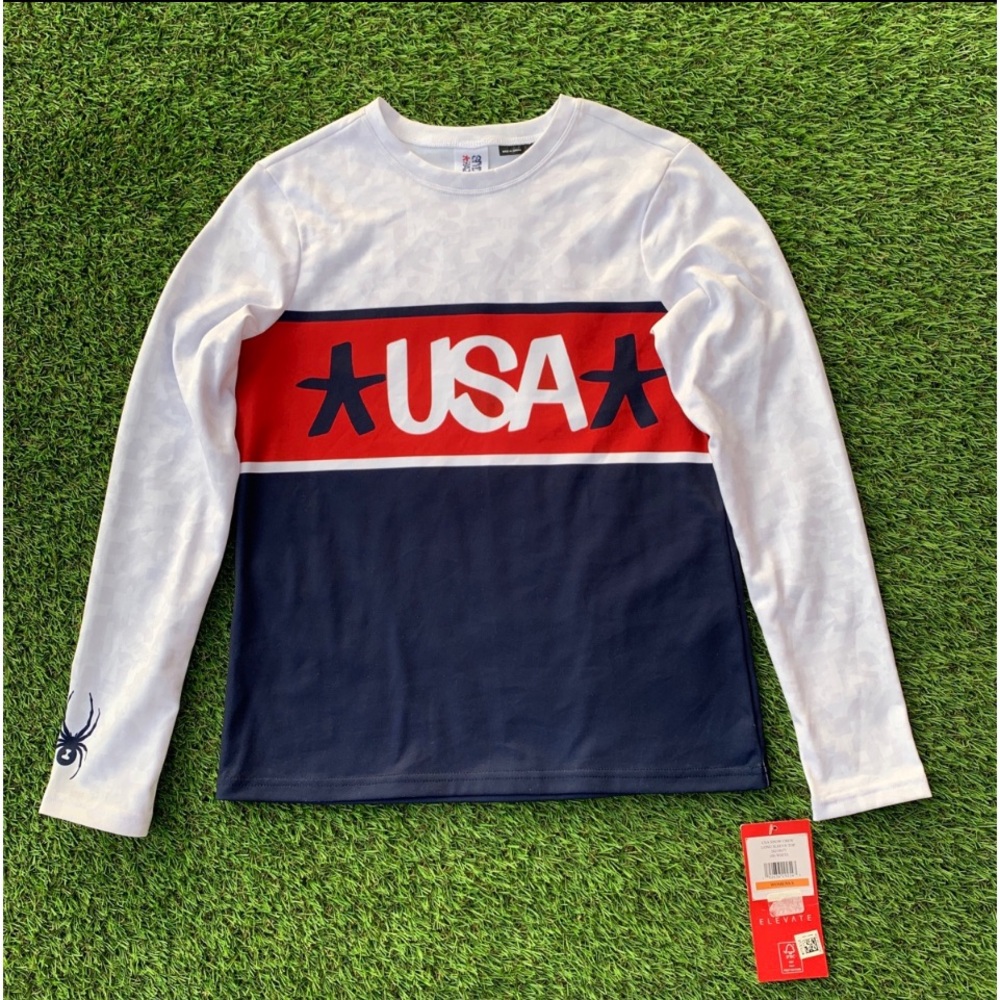 SPYDER USA SNOW CREW Long Sleeve Women Top
